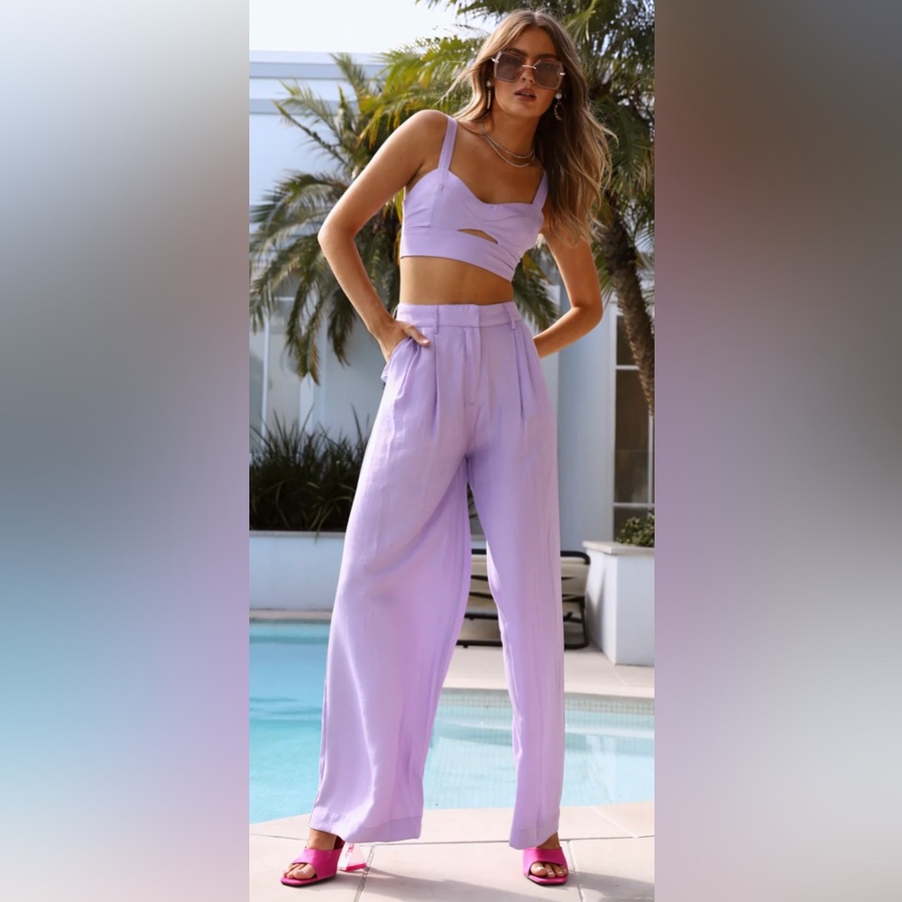 Hello Molly Wide Leg Trouser Pants - Like New 🦄 Sz Small